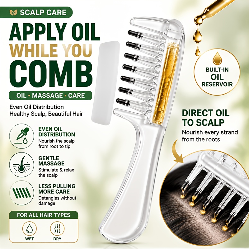 Peigne applicateur d'huile cap - Root Stimulator Liquid avis et prix
